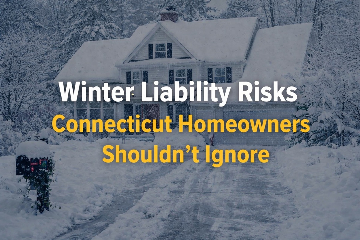 Winter liability risks for Connecticut homeowners during snowy February conditions
