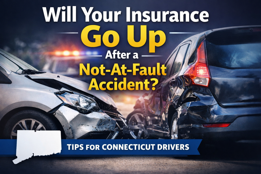 Will My Insurance Go Up After a Not-At-Fault Accident in Connecticut?