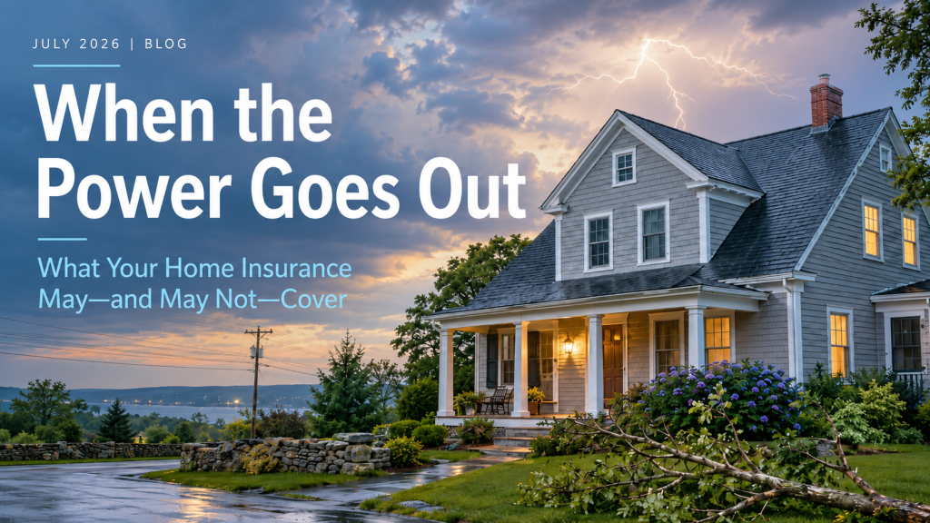 When the Power Goes Out: What Your Home Insurance May—and May Not—Cover